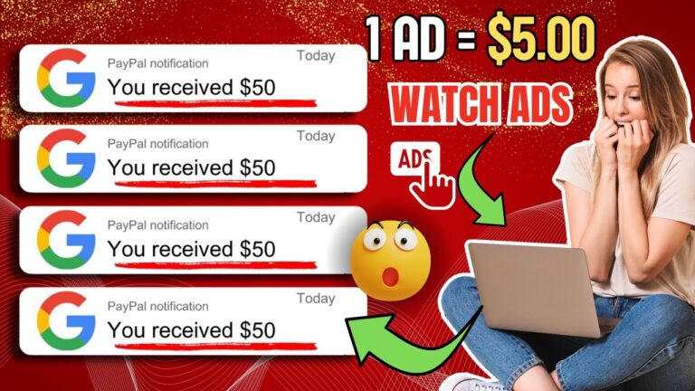 Earn Money Watching YouTube Ads