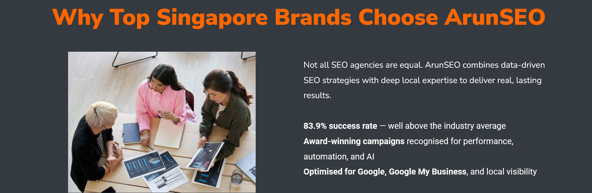 why choose arunseo.com