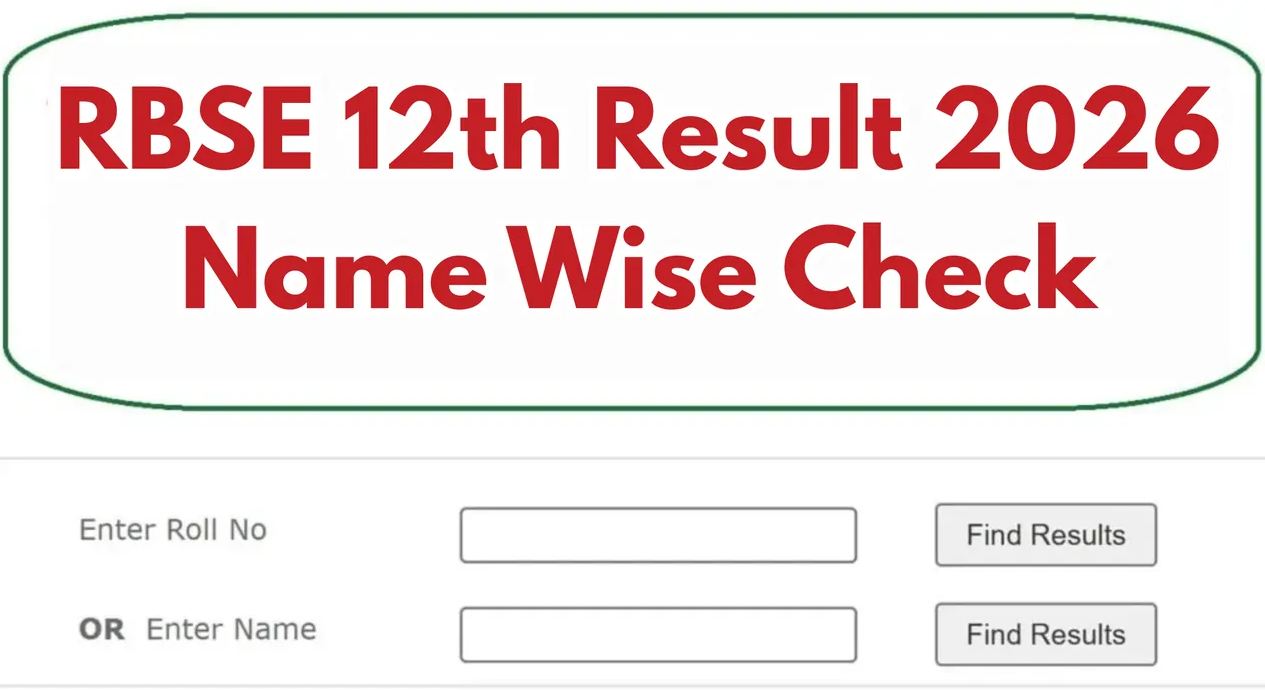 12th Class Result 2026 RBSE