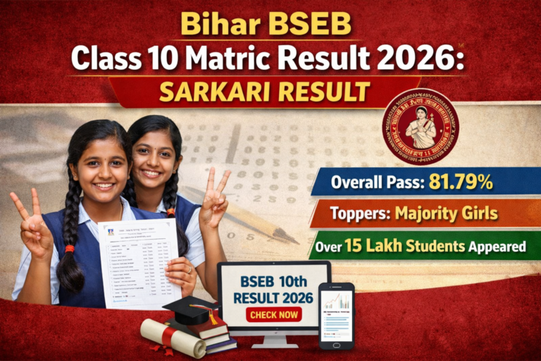Sarkari Result 2026: Bihar Board 10th Result, Latest Updates & How to Check Online