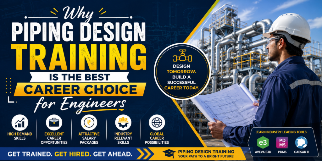 Why Piping Design Training Is the Best Career Choice for Engineers