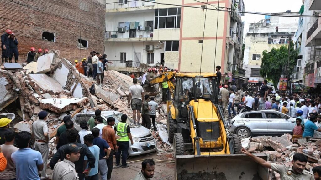 Satya Niketan Delhi Building Collapsed: Latest Updates